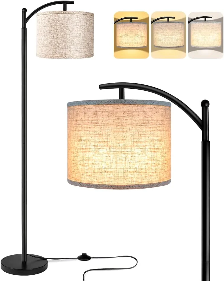 Standing floor lamp for cozy modern living room